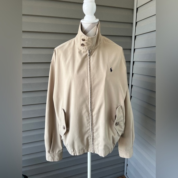 Polo Ralph Lauren Other - Vtg Polo Ralph Lauren Khaki Bomber Men’s Jacket Plaid Lined Sz L